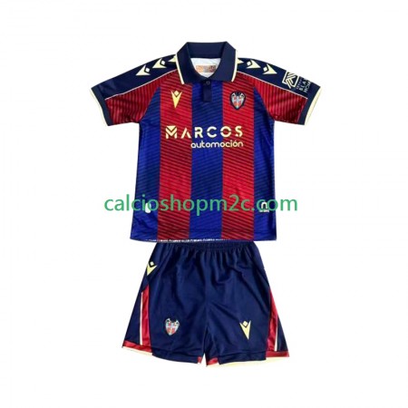 Levante Bambino Maglia Prima 2025/2026 Manica Corta